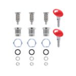 KIT DE LLAVES + 3 BOMBINES DE LLAVE ROJA